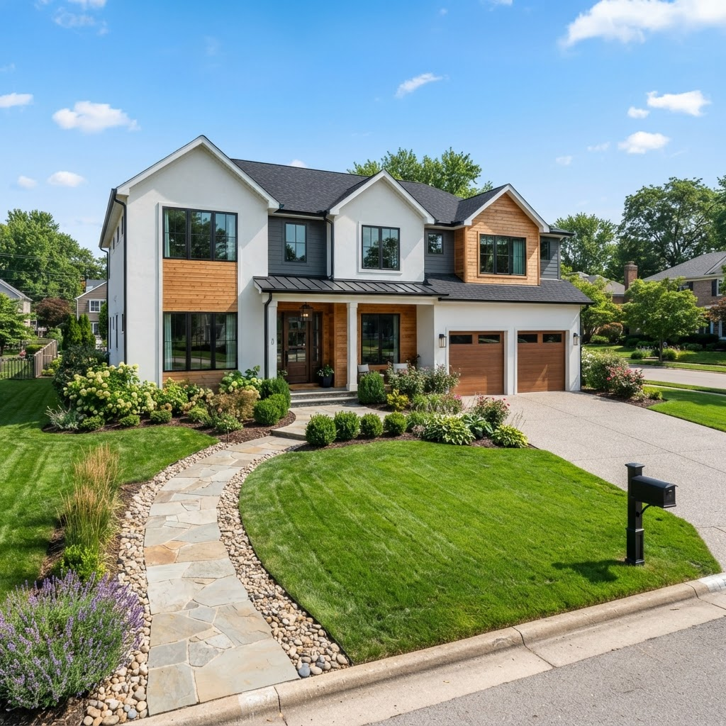 Beautifully renovated house after purchase